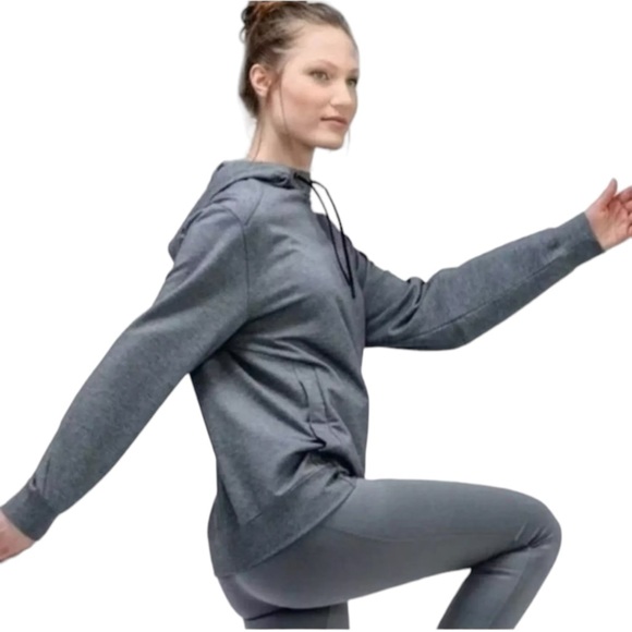 Ministry of Supply Tops - Ministry Of Supply Unisex XXXS Fusion Terry For All Hoodie Gray 4 Way Stretch